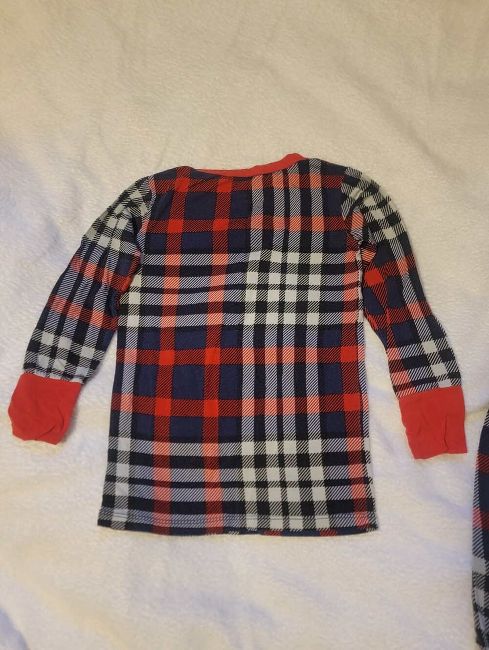 Bums & Roses Plaid "Checkmate" Print Bamboo 2 Piece Pajama Set - Picture 7 of 8